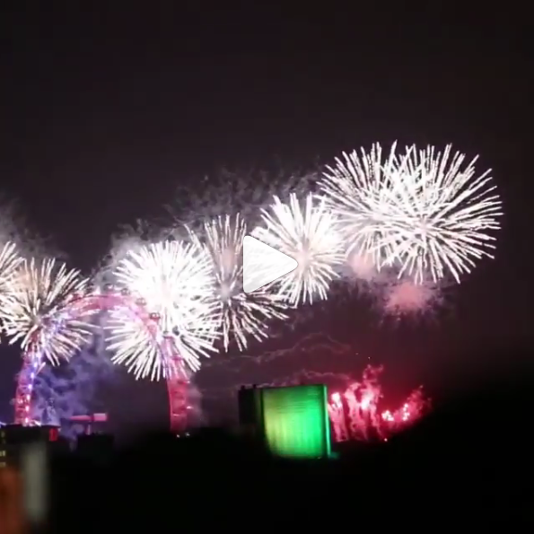 Abdulla captures New Year's Eve fireworks in London