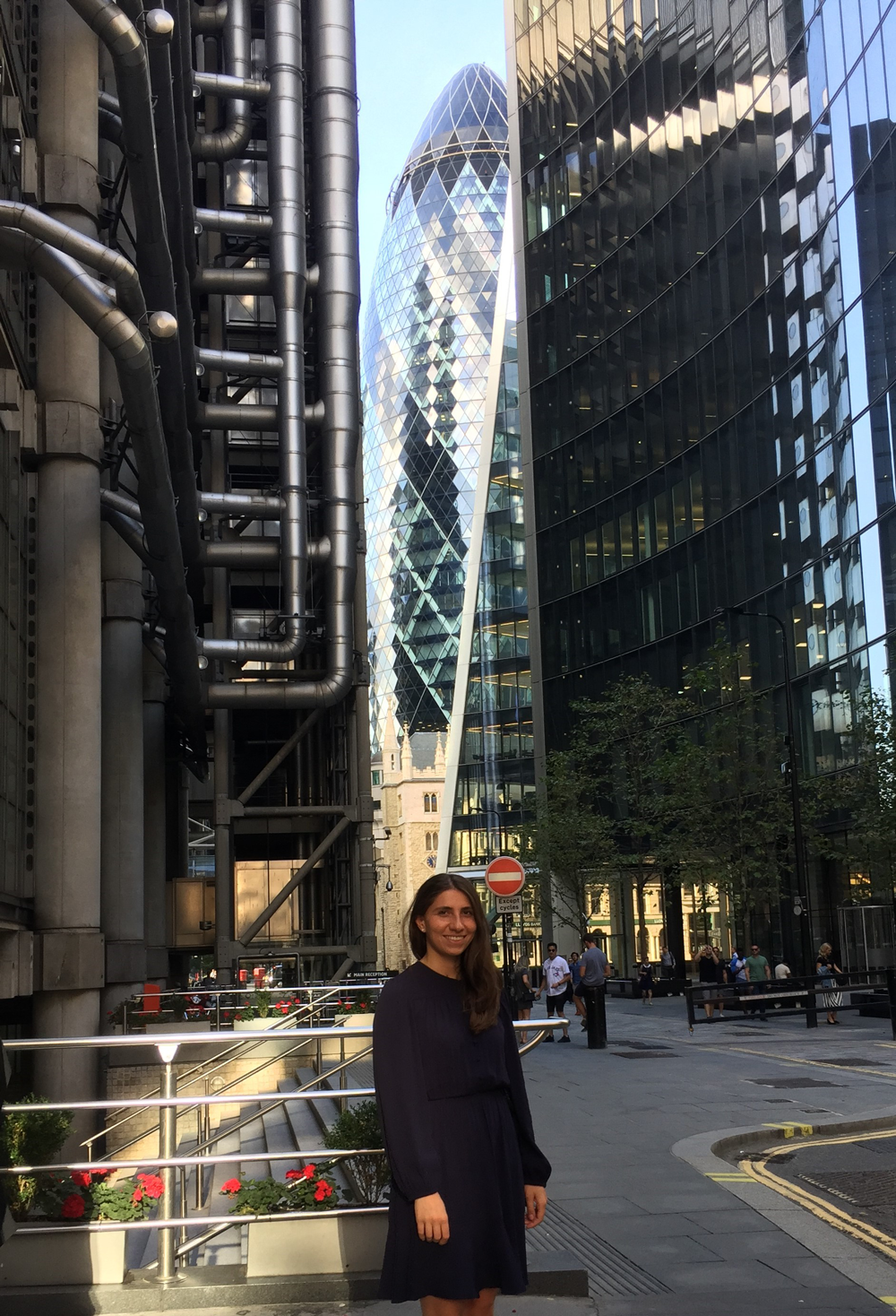 Lili Dopidze in the City of London